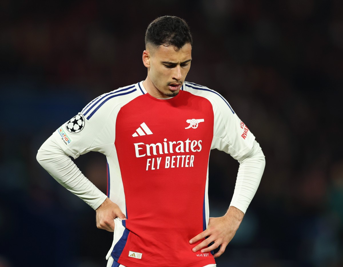 Gabriel Martinelli in action for Arsenal