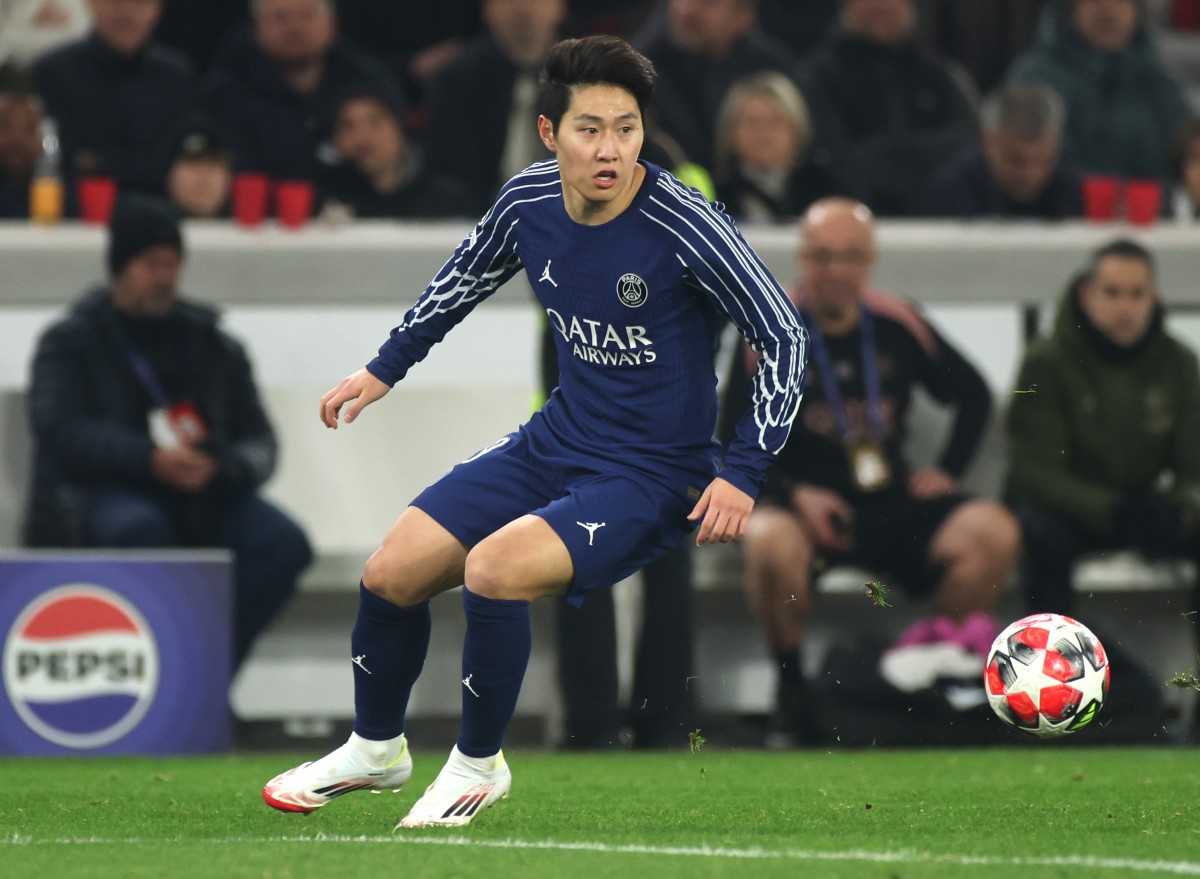 Lee Kang-in in action for PSG