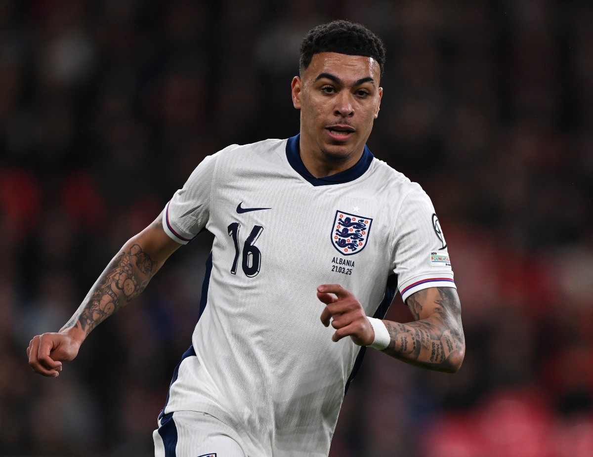 Morgan Rogers in action for England