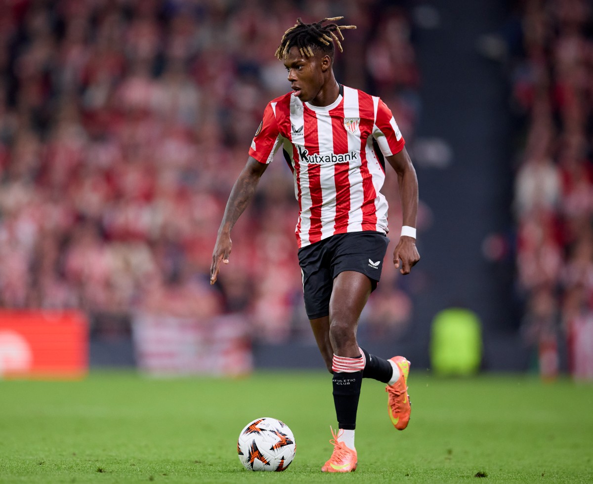 Nico Williams in action for Athletic Bilbao