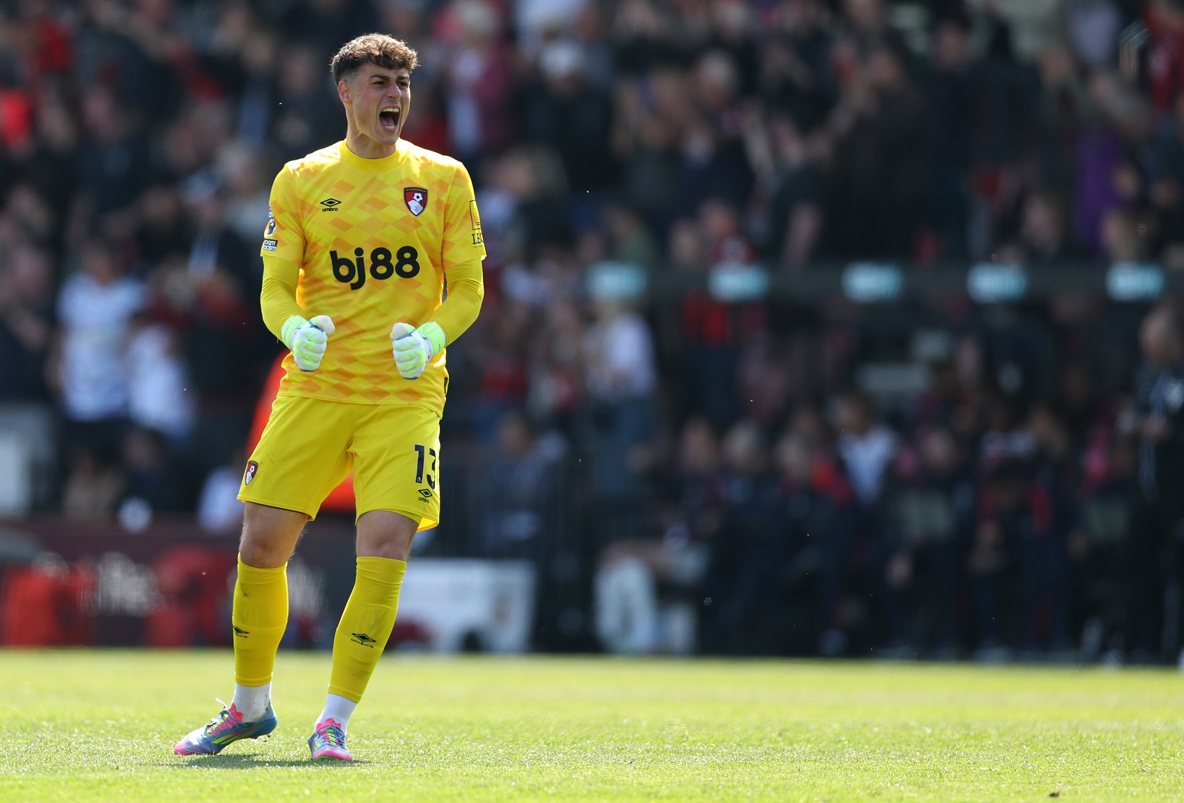 Kepa in action for Bournemouth