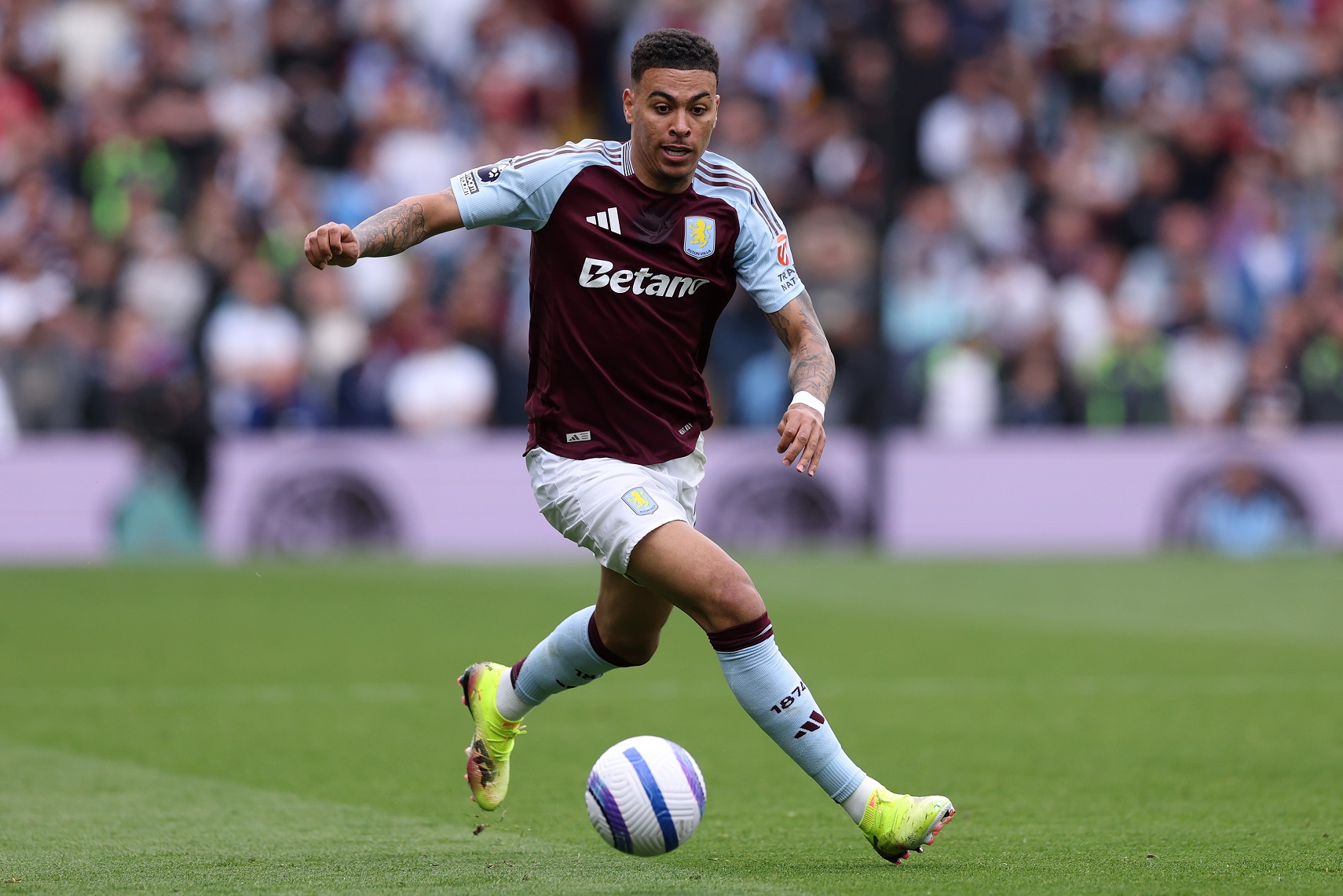 Morgan Rogers in action for Aston Villa