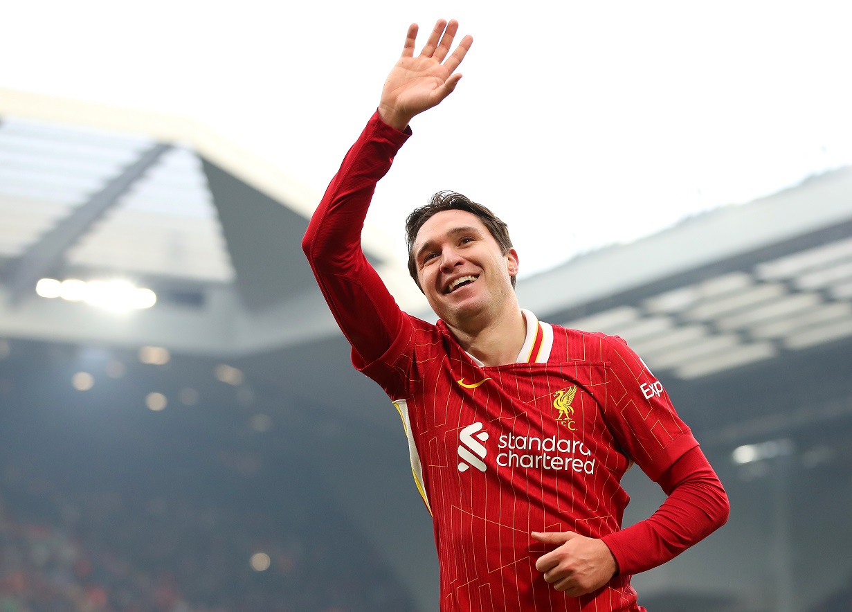 Liverpool winger Federico Chiesa