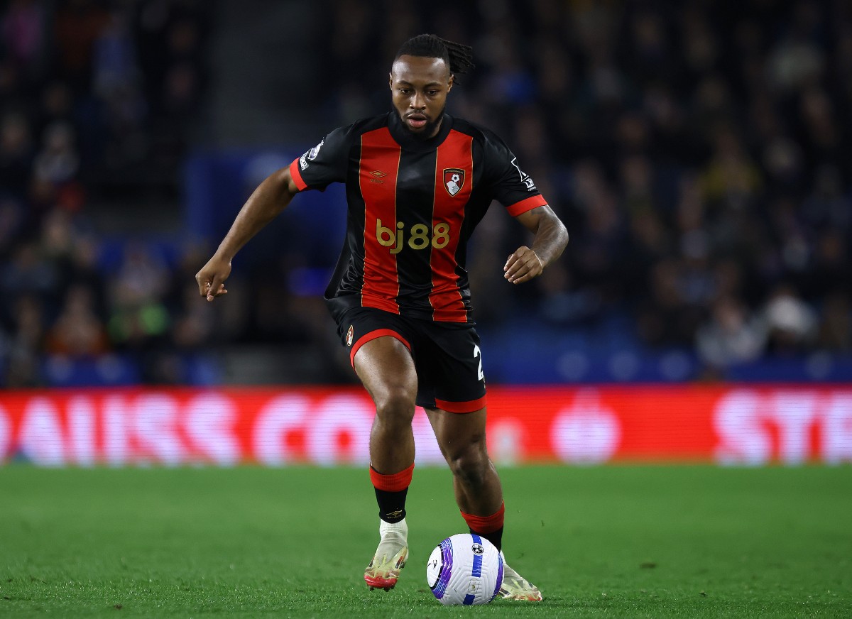Antoine Semenyo in action for AFC Bournemouth