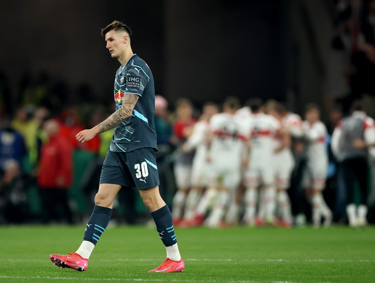 Benjamin Sesko of RB Leipzig