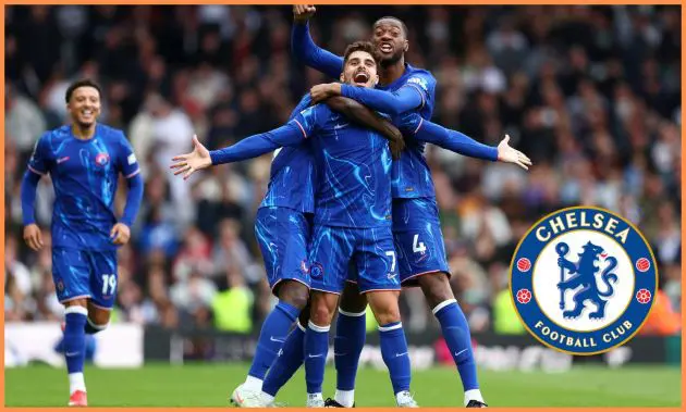 Pedro Neto celebrates scoring for Chelsea