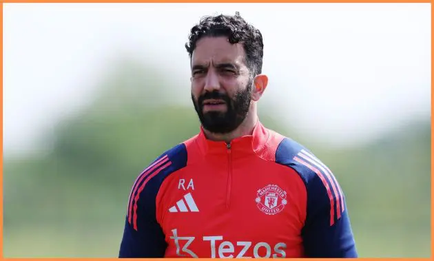 Man United manager Ruben Amorim