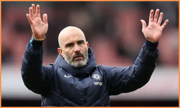 Chelsea manager Enzo Maresca