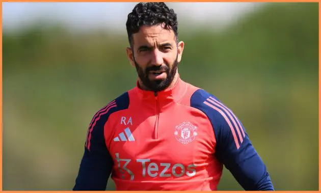 Man United manager Ruben Amorim