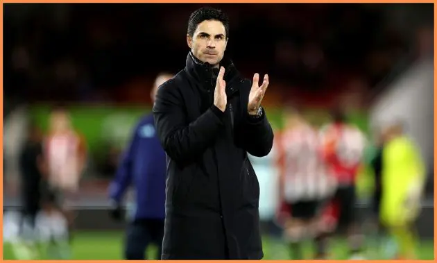 Arsenal manager Mikel Arteta