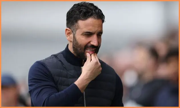 Man United manager Ruben Amorim