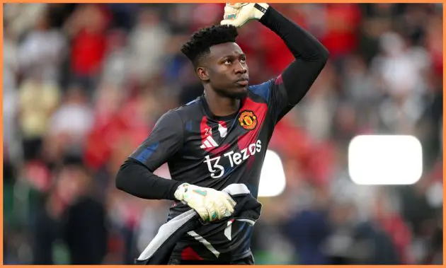 Andre Onana of Man United
