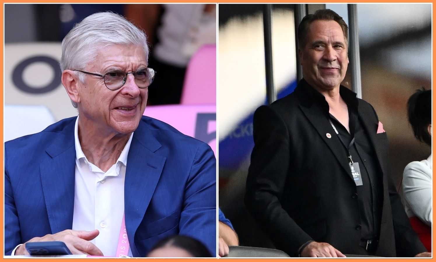 Arsene Wenger and David Seaman