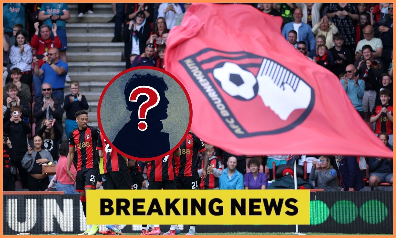 Antoine Semenyo celebrates with his Bournemouth teammates