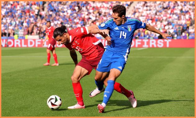 Federico Chiesa in action for the Italian national team