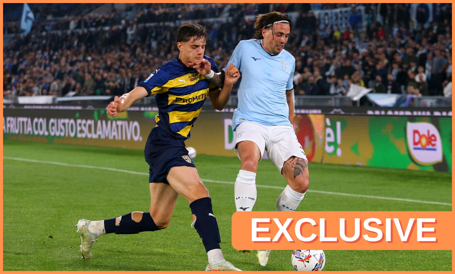 Giovanni Leoni in action for Parma against Lazio