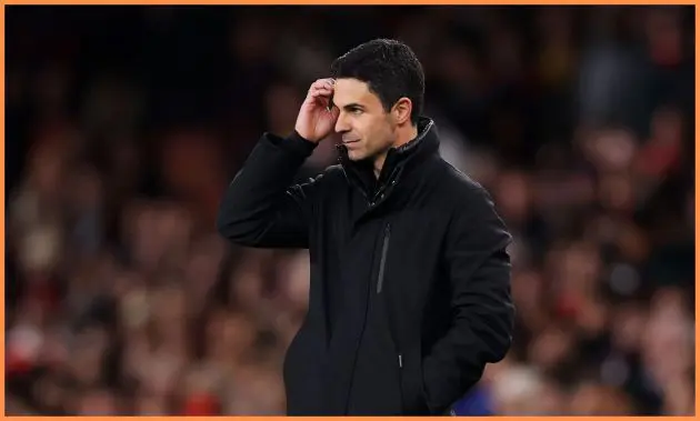 Arsenal manager Mikel Arteta