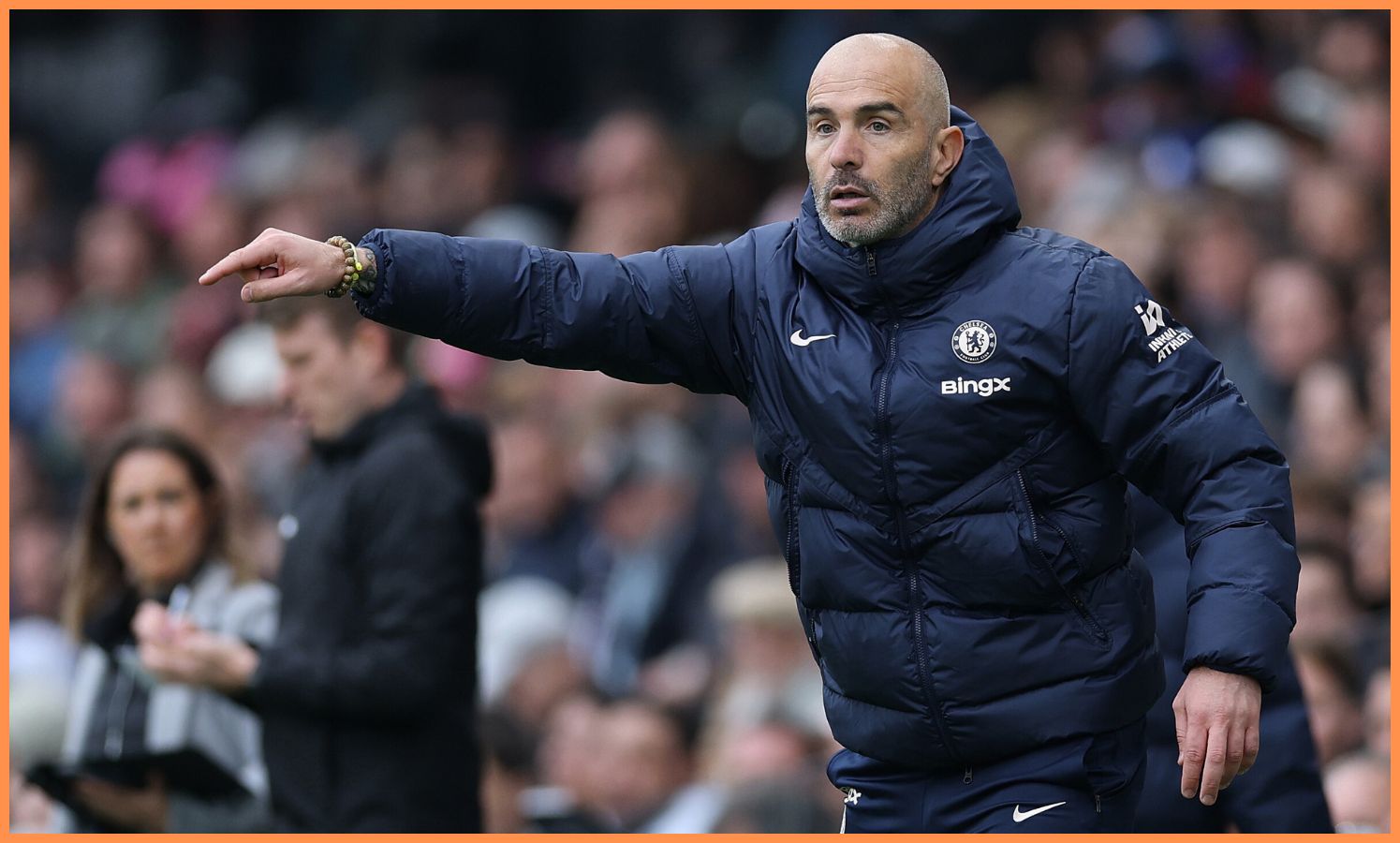 Chelsea manager Enzo Maresca