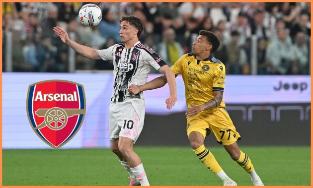 Kenan Yildiz in action for Juventus against Udinese