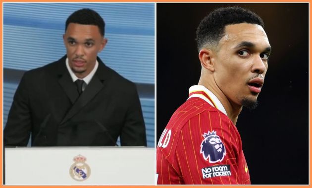 Trent Alexander-Arnold speaks fluent Spanish at his Real Madrid unveiling (Picture via Sky Sports/Getty Images)
