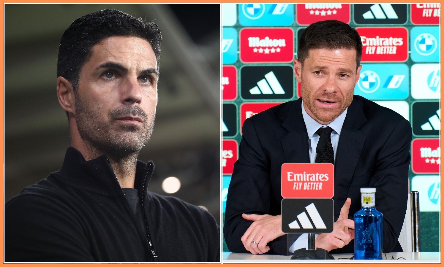 Mikel Arteta and Xabi Alonso