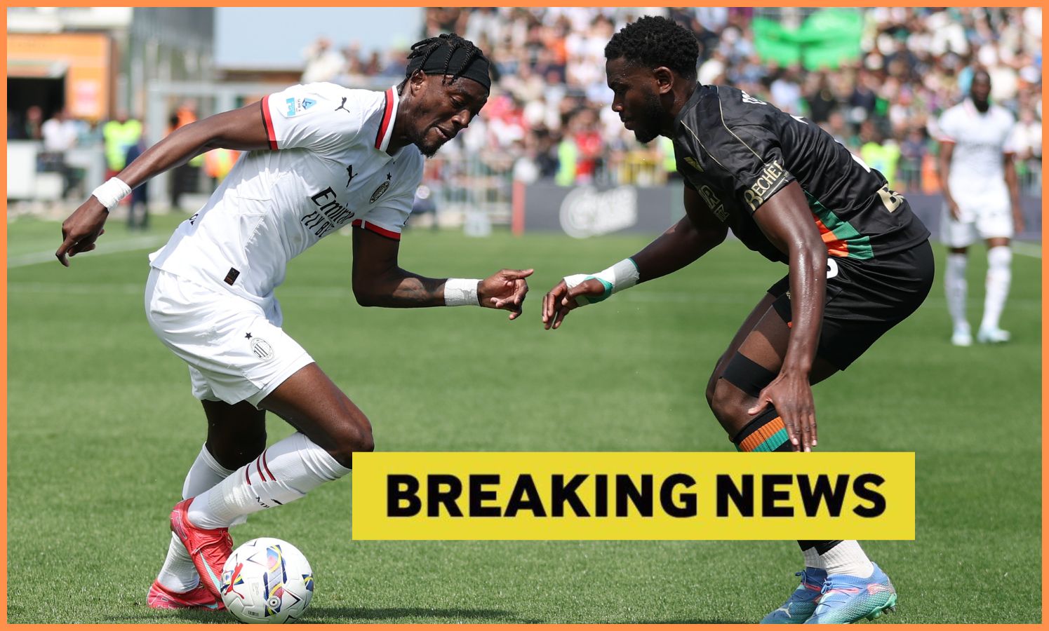 Tammy Abraham in action for Milan