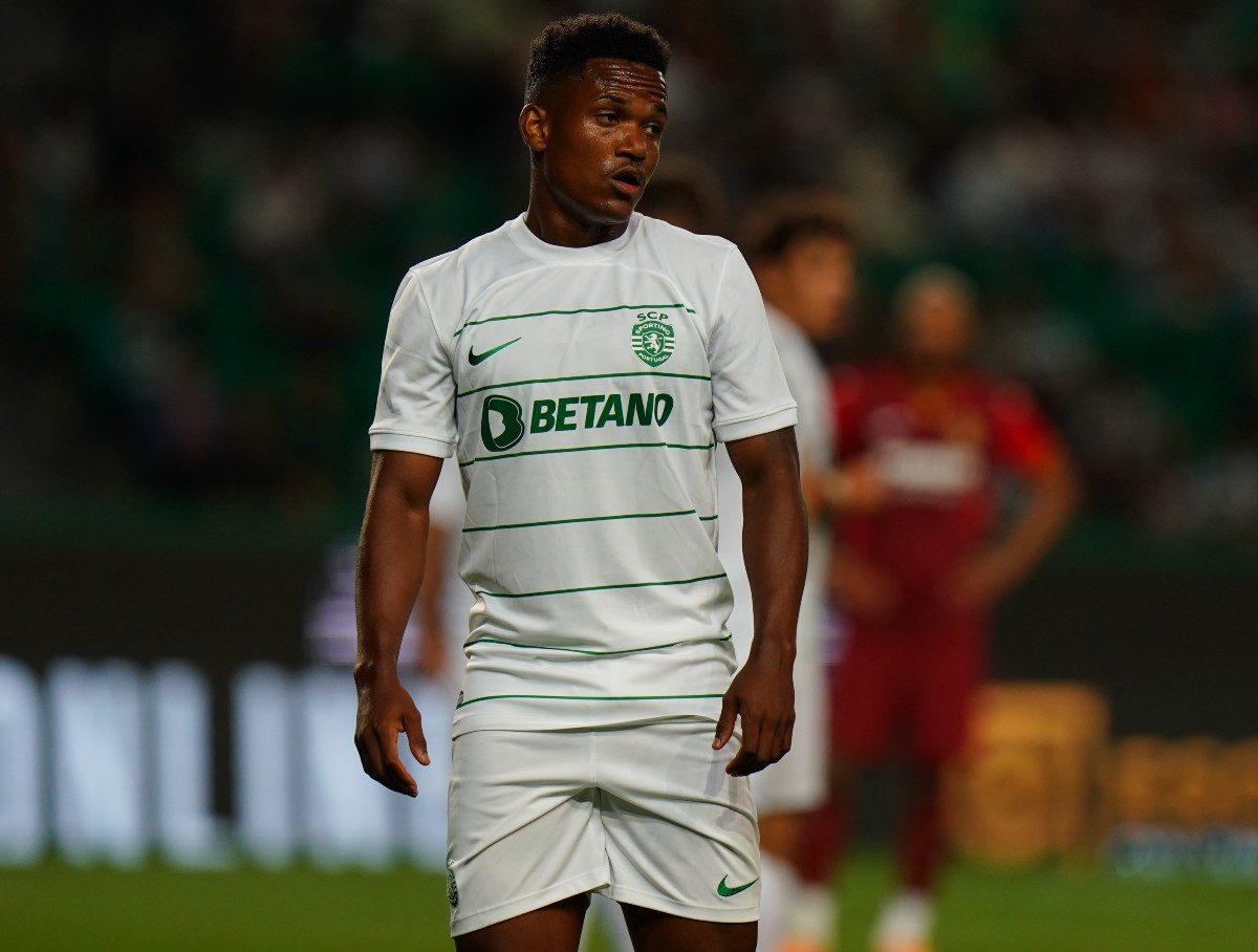 Geny Catamo in action for Sporting Lisbon