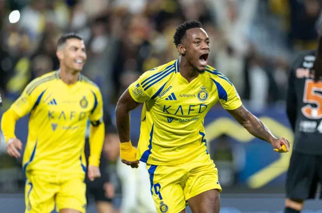 Jhon Duran in action for Al Nassr