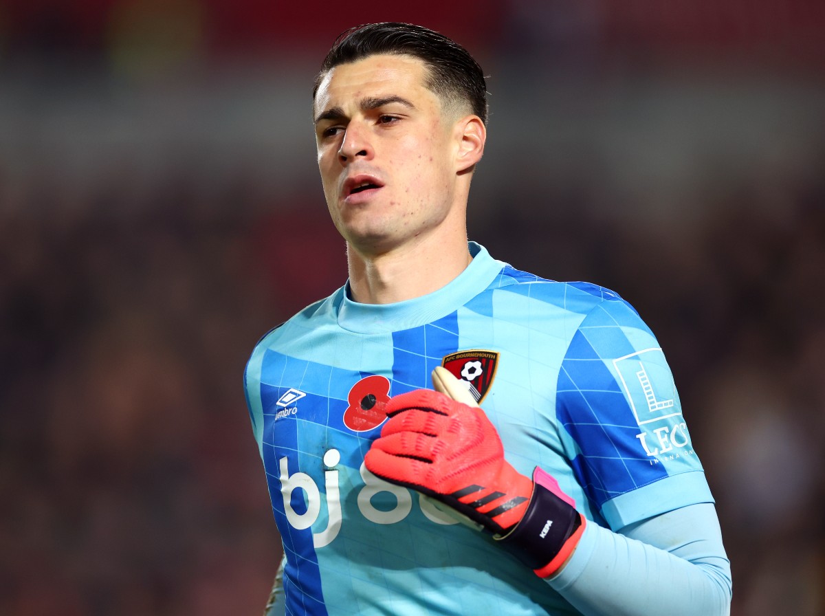 Kepa in action for Bournemouth