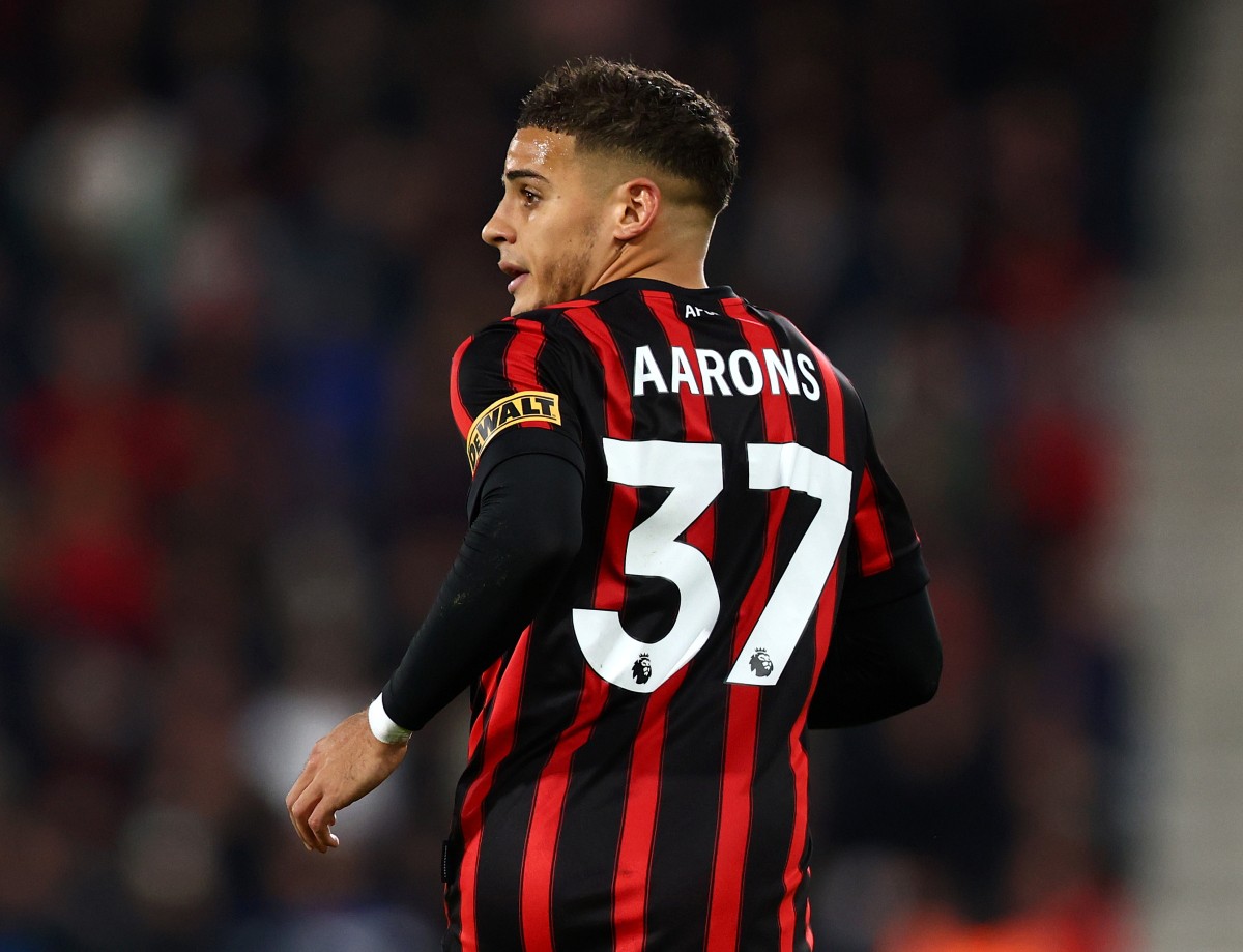Max Aarons in action for Bournemouth