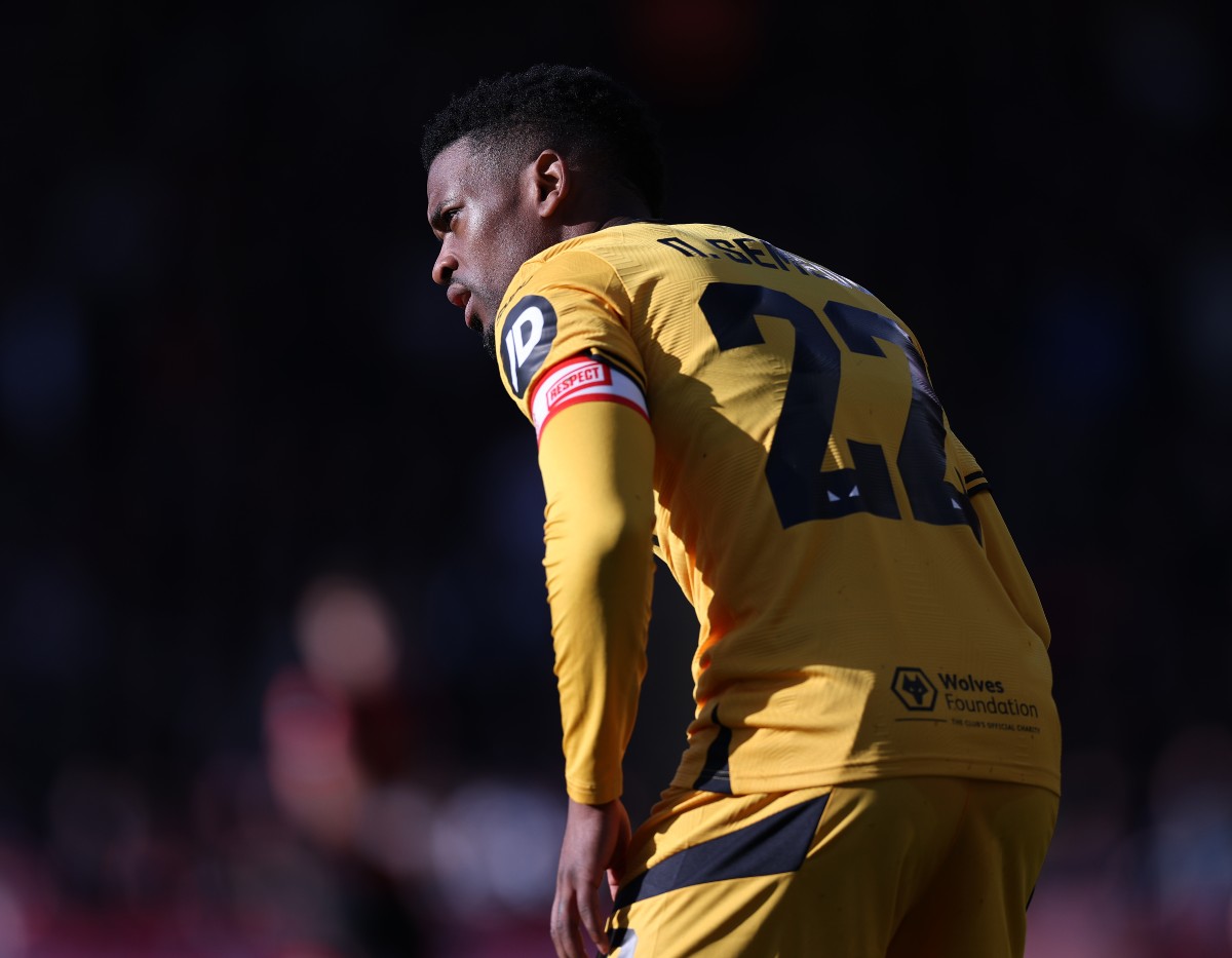 Nelson Semedo in action for Wolves