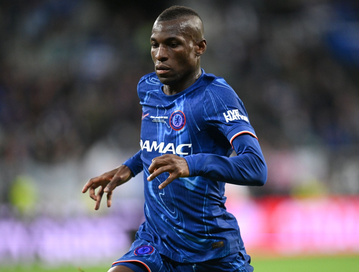 Nicolas Jackson in action for Chelsea against Real Betis