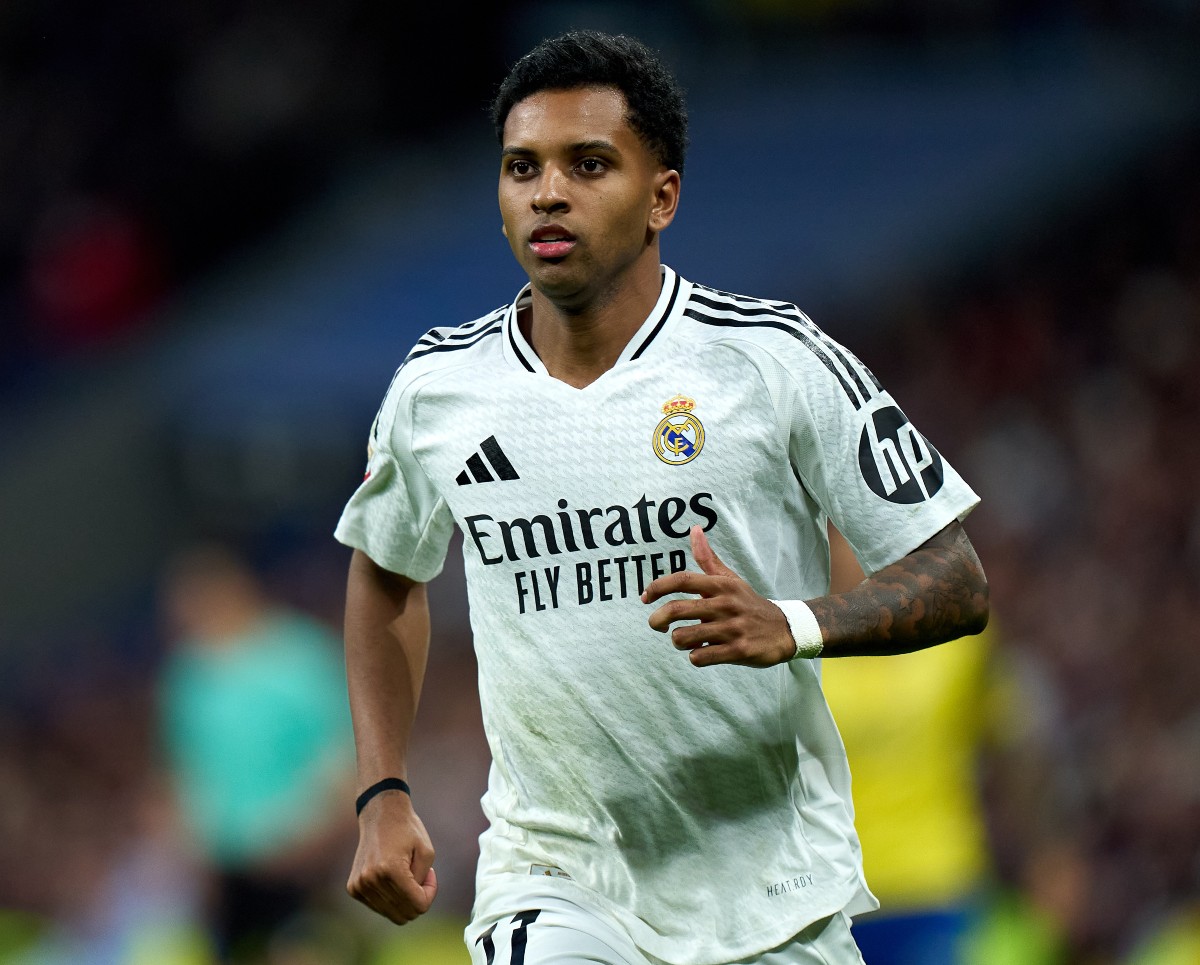 Rodrygo Goes in action for Real Madrid vs Las Palmas