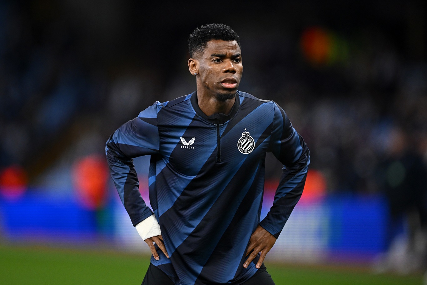 Raphael Onyedika in training for Club Brugge