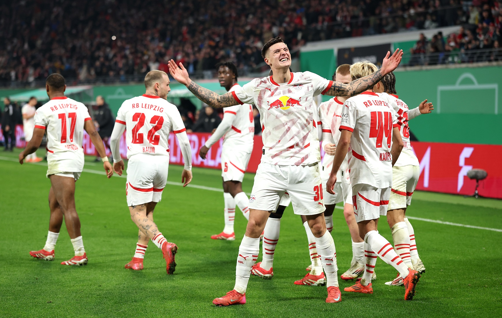 RB Leipzig striker Benjamin Sesko
