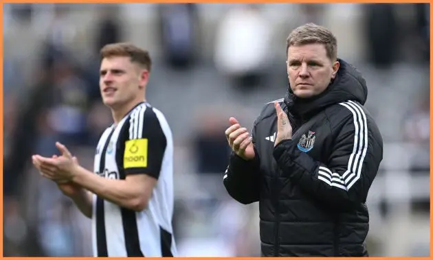 Newcastle United manager Eddie Howe