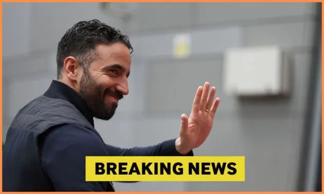 Man United manager Ruben Amorim