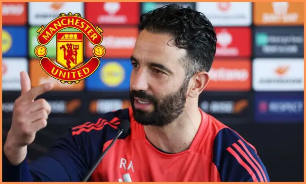 Man United manager Ruben Amorim
