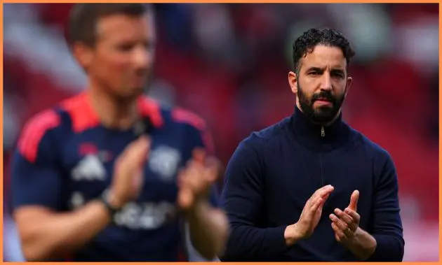 Man United manager Ruben Amorim