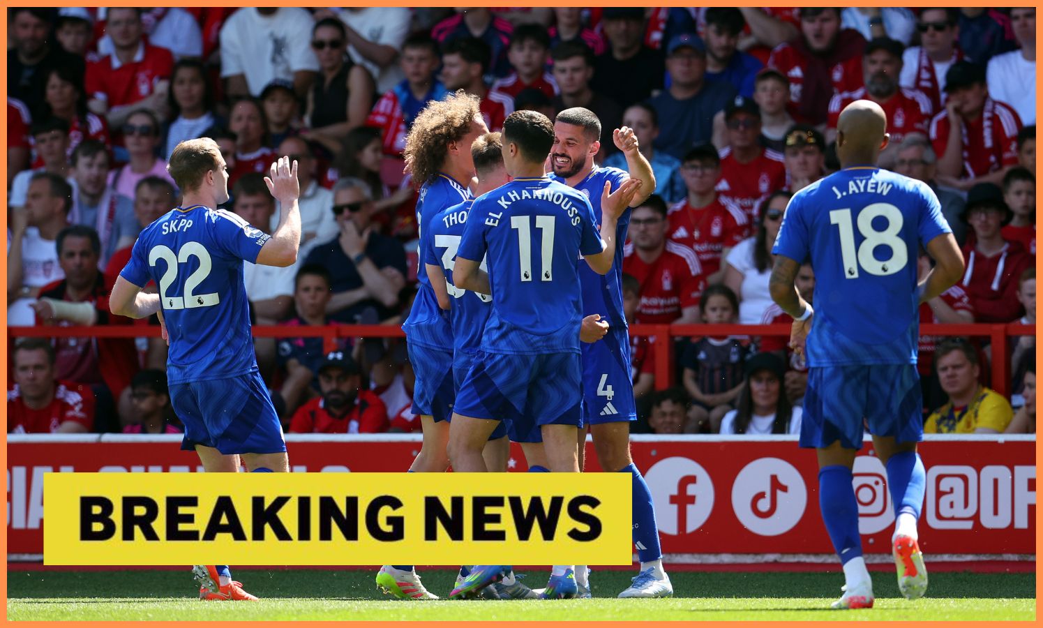 Leicester City players