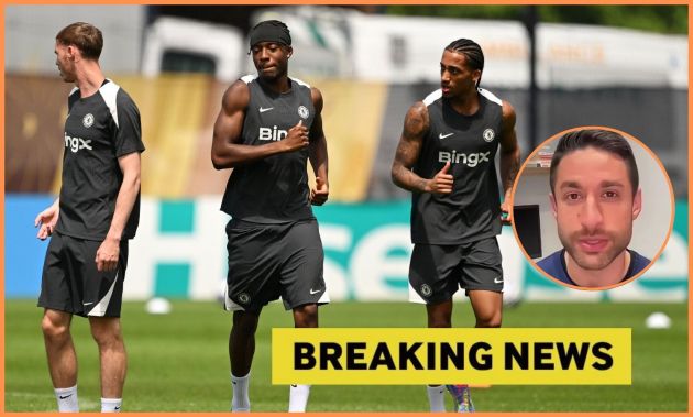 Noni Madueke in Chelsea training