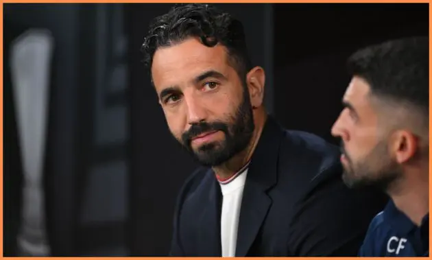Man United manager Ruben Amorim