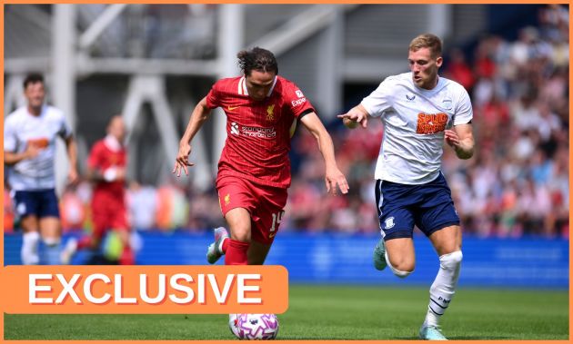 Federico Chiesa in action for Liverpool against Preston