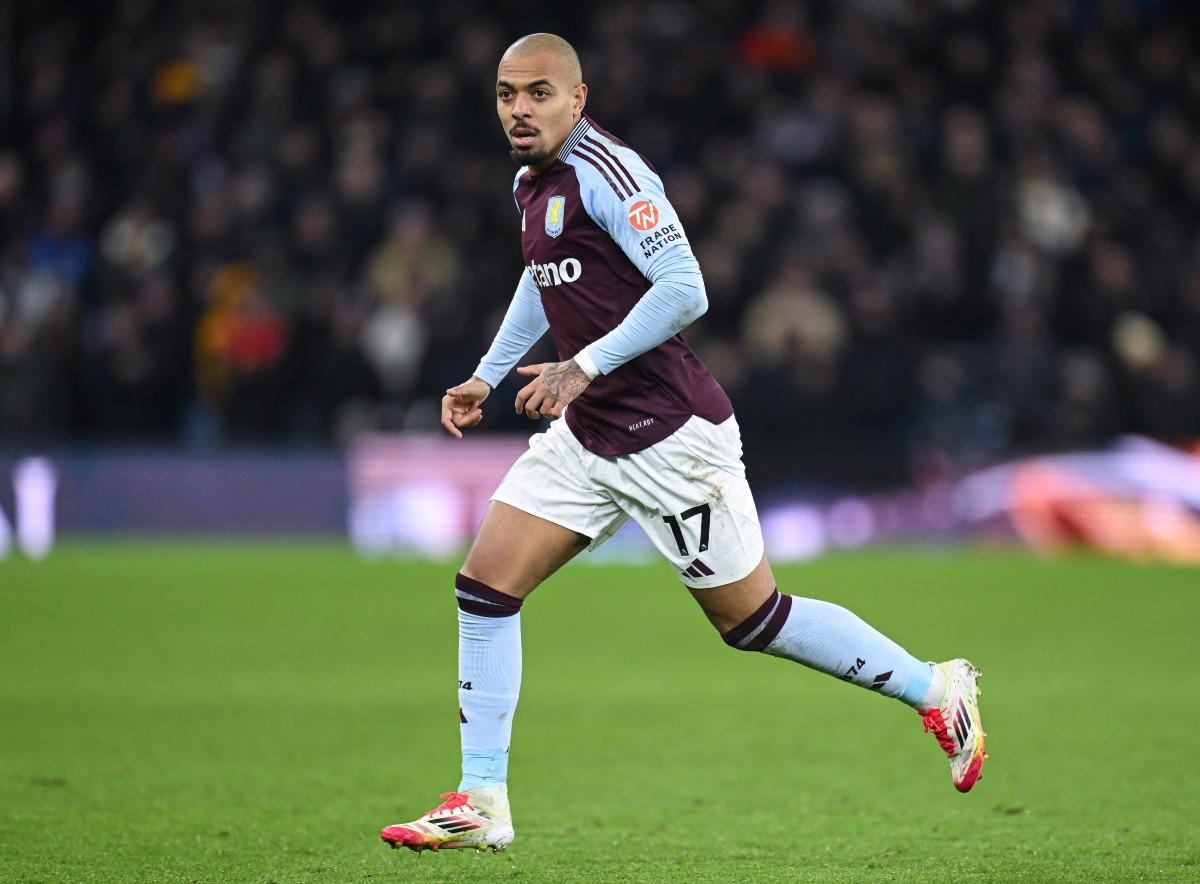 Donyell Malen in action for Aston Villa