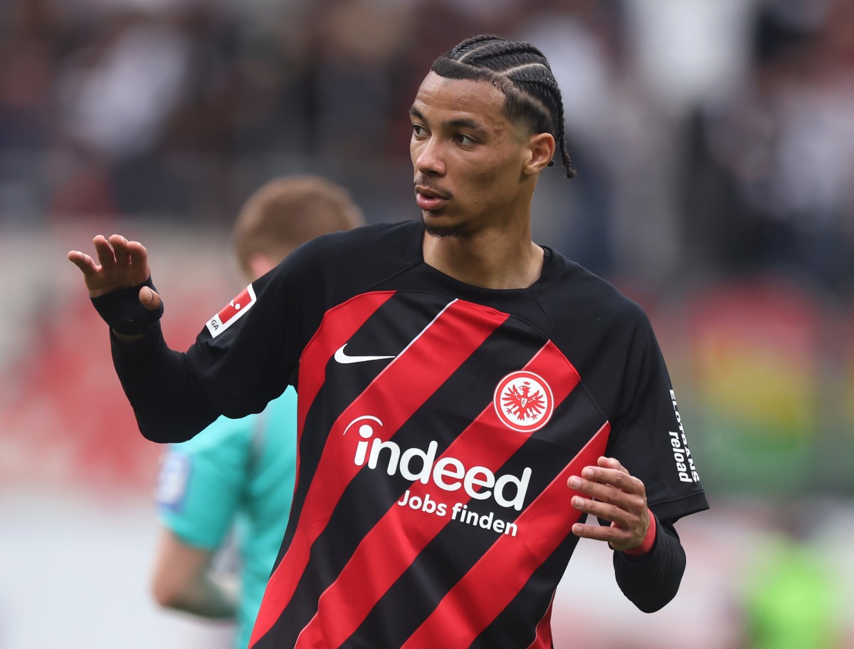 Hugo Ekitike of Eintracht Frankfurt