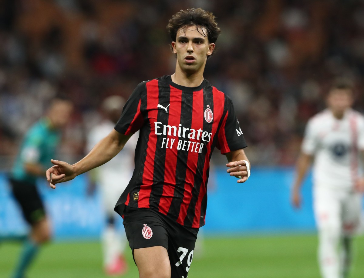 Joao Felix in action for loan club AC Milan last season