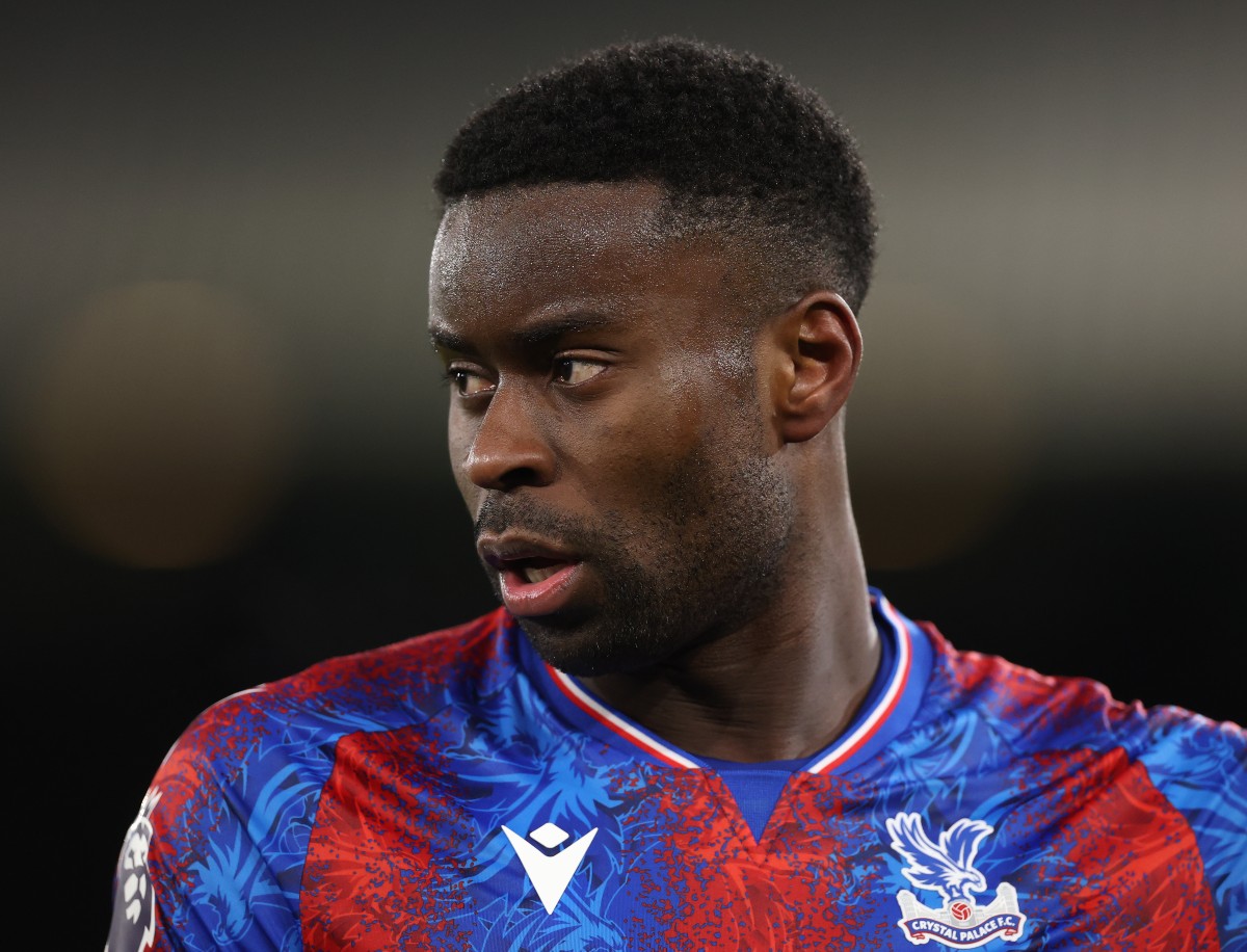 Marc Guehi in action for Crystal Palace vs Chelsea