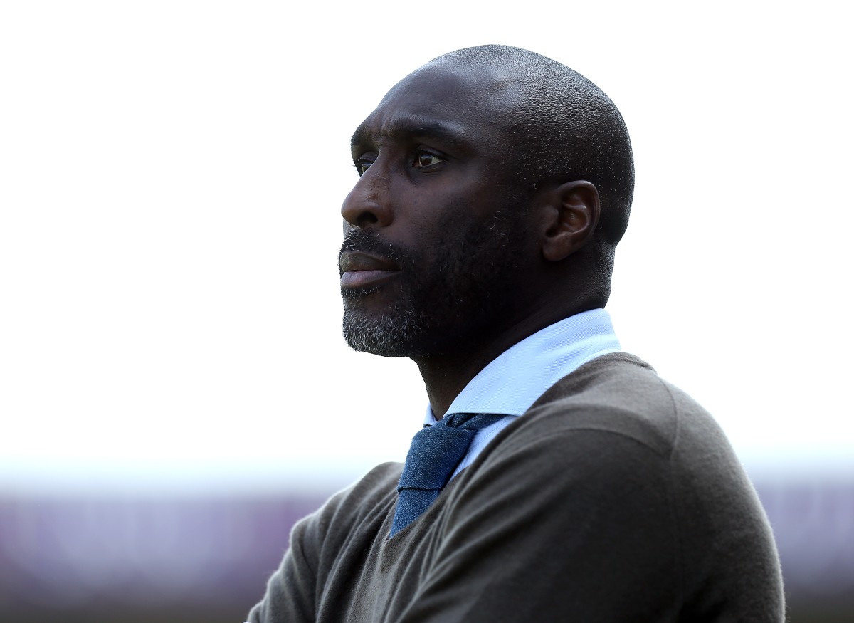Sol Campbell during his time as Macclesfield Town manager