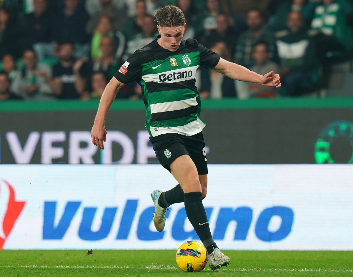 Viktor Gyokeres in action for Sporting