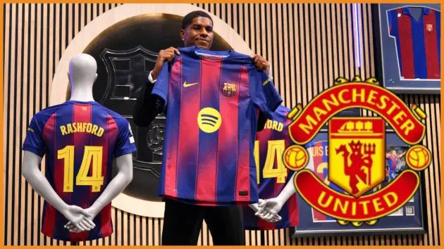 Marcus Rashford has completed his loan move from Manchester United to Barcelona